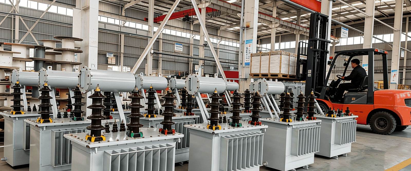 Henan Mingkong Transformer Production Workshop Scene